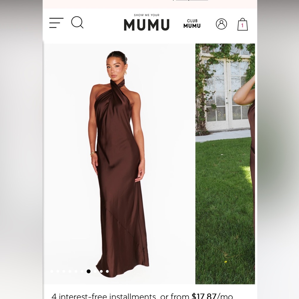 Show Me Your Mumu Jasmine Halter Maxi Dress